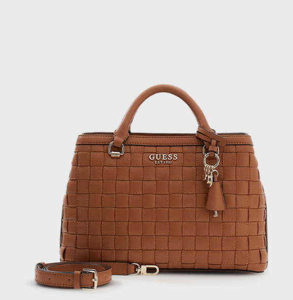 Guess SANDY Braided Girlfriend Satchel Bag