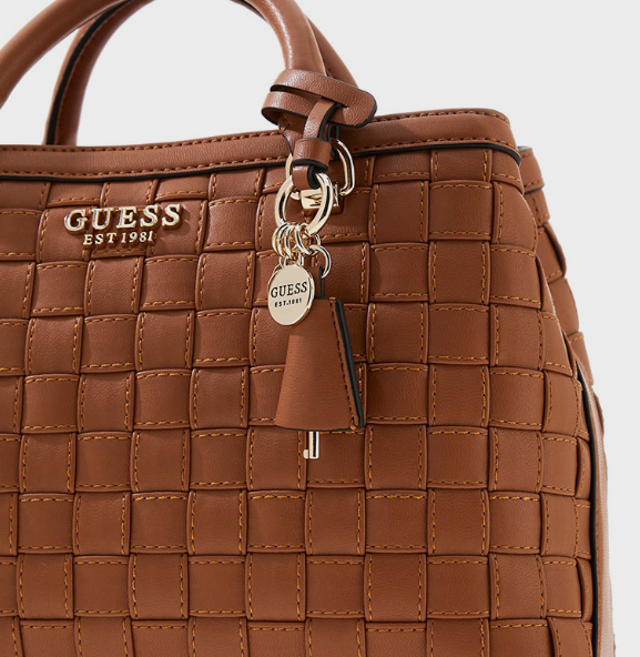 Guess SANDY Braided Girlfriend Satchel Bag
