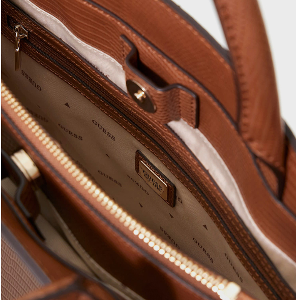 Guess MELINDA Textured Satchel Bag