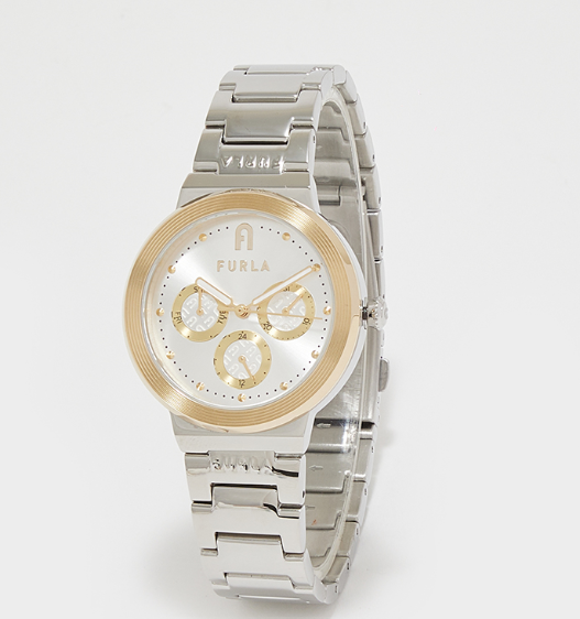 Furla TORTONA Silver Dial Analog Watch
