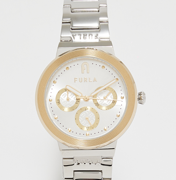 Furla TORTONA Silver Dial Analog Watch