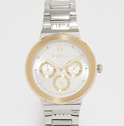 Furla TORTONA Silver Dial Analog Watch