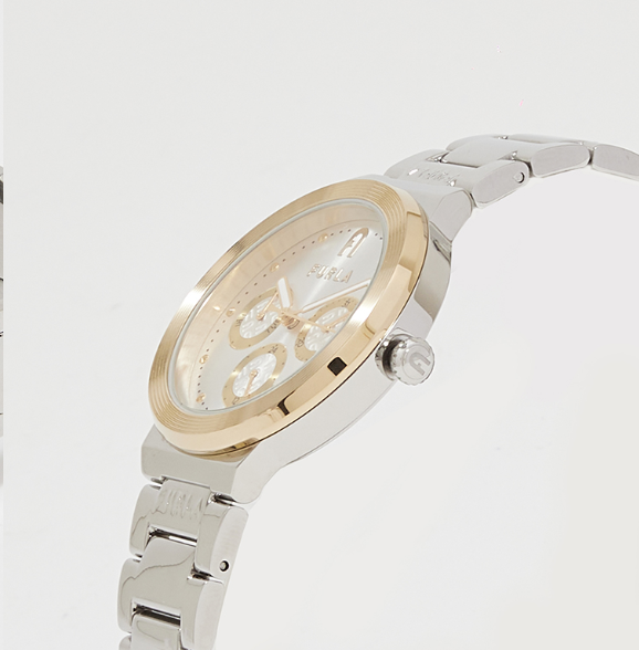 Furla TORTONA Silver Dial Analog Watch