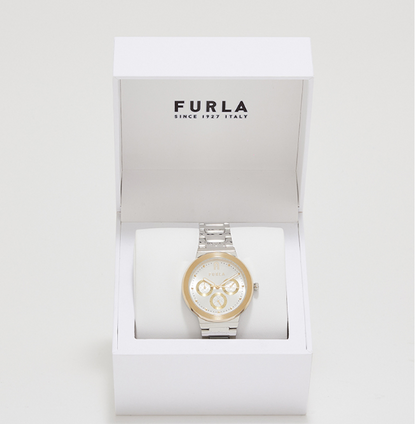 Furla TORTONA Silver Dial Analog Watch