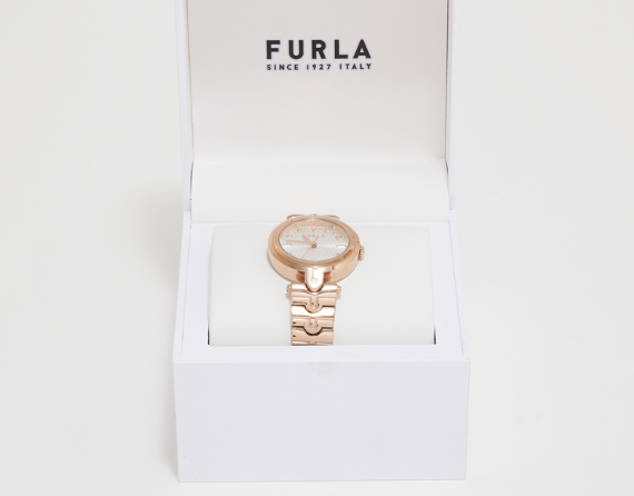 Furla ARCH-BAR Stone Embellished Analog Watch