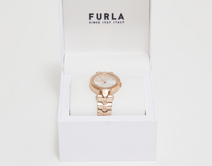 Furla ARCH-BAR Stone Embellished Analog Watch