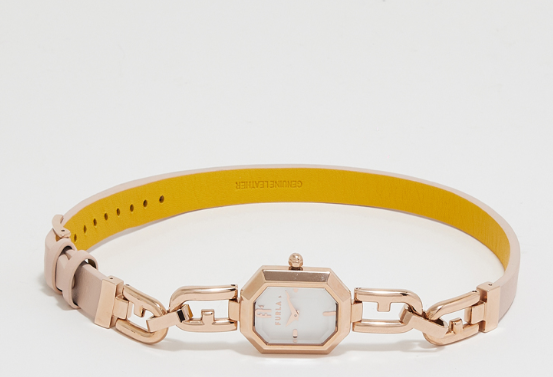 Furla OCTAGONAL White Dial Analog Watch
