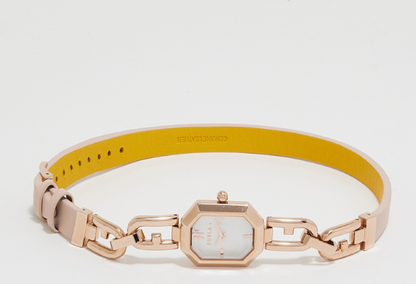 Furla OCTAGONAL White Dial Analog Watch