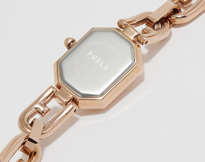 Furla OCTAGONAL White Dial Analog Watch