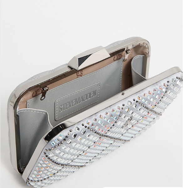 Steve Madden BADELAID Embellished Clutch