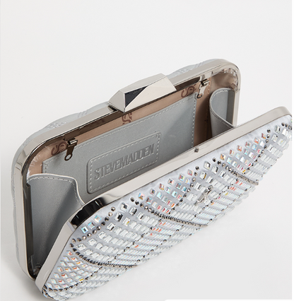 Steve Madden BADELAID Embellished Clutch