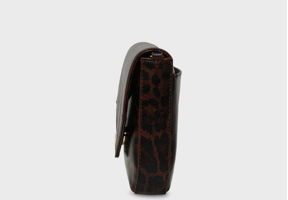 Steve Madden BSANDRYE Leopard Printed Flap Crossbody Bag