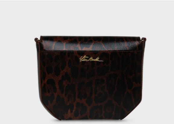 Steve Madden BSANDRYE Leopard Printed Flap Crossbody Bag