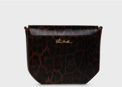 Steve Madden BSANDRYE Leopard Printed Flap Crossbody Bag