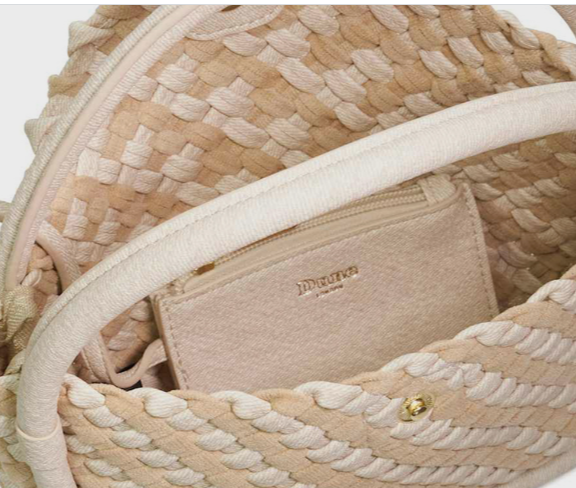 Dune London DINIDELIBERATE Braided Top-Handle Bag
