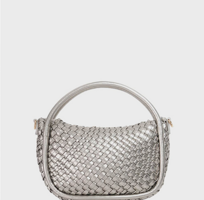Dune London DINIDELIBERATE Braided Top-Handle Bag