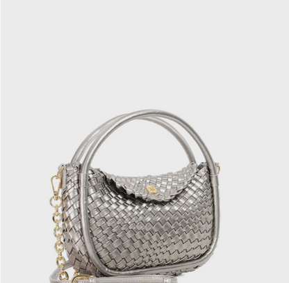 Dune London DINIDELIBERATE Braided Top-Handle Bag