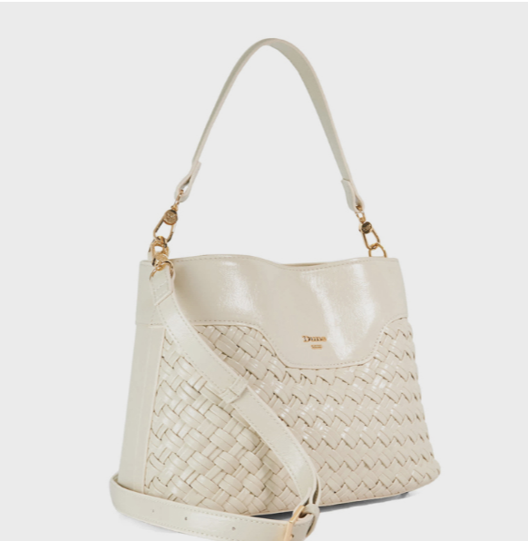 Dune London DINIDELPHINE Basket Weave Shoulder Bag