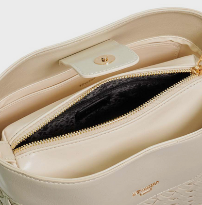 Dune London DINIDELPHINE Basket Weave Shoulder Bag