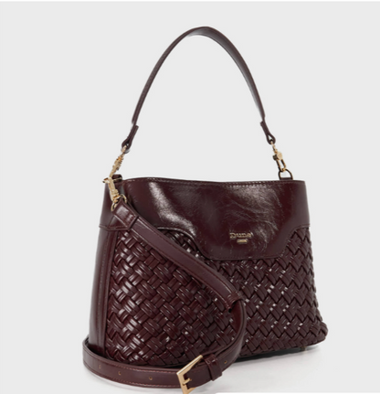 Dune London DINIDELPHINE Basket Weave Shoulder Bag