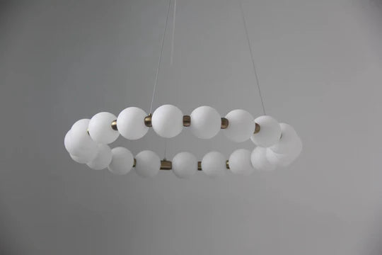 جالاك - ثريا دائرية بتصميم حبة سحرية نورديك، بتصميم عصري وبسيط (مجموعة من 3 قطع)