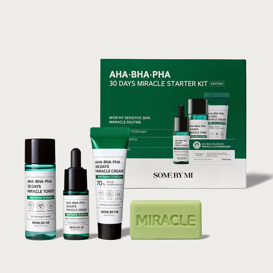 AHA,BHA,PHA 30 Days Miracle Starter kit Edition 4piece kit