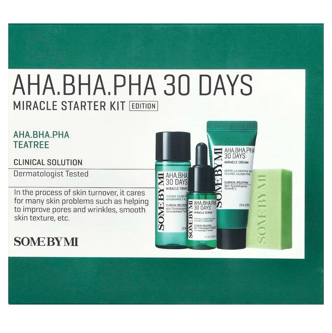 AHA,BHA,PHA 30 Days Miracle Starter kit Edition 4piece kit