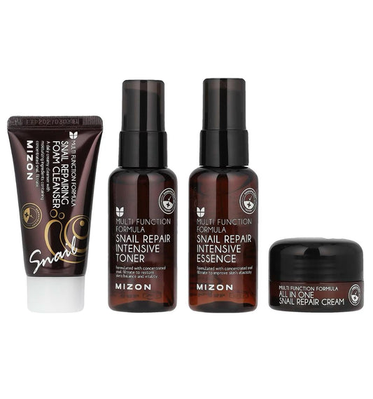 Snail Miniature Set 4 piece Set