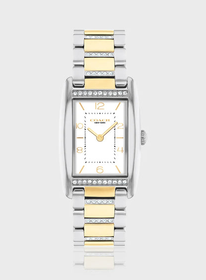ساعة COACH التناظرية بسوار من الفولاذ 