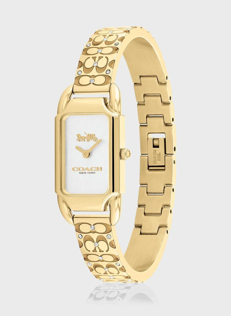 ساعة COACH التناظرية بسوار من الفولاذ 