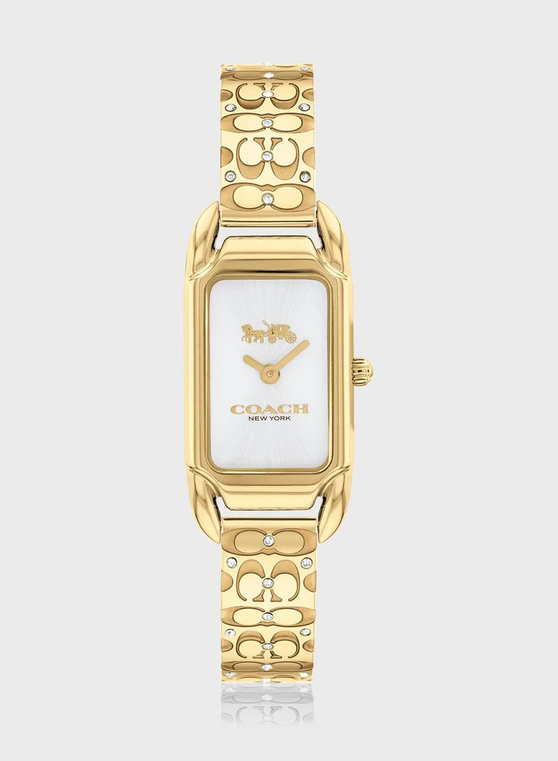 ساعة COACH التناظرية بسوار من الفولاذ 