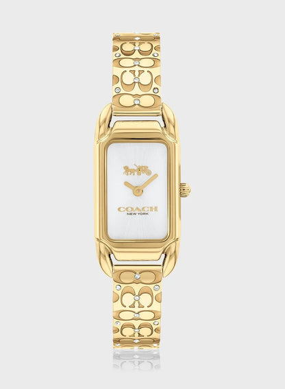 ساعة COACH التناظرية بسوار من الفولاذ 