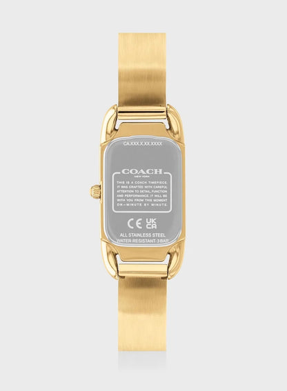 ساعة COACH التناظرية بسوار من الفولاذ 