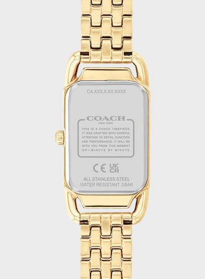 ساعة COACH التناظرية بسوار من الفولاذ 