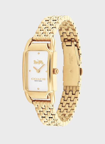 ساعة COACH التناظرية بسوار من الفولاذ 