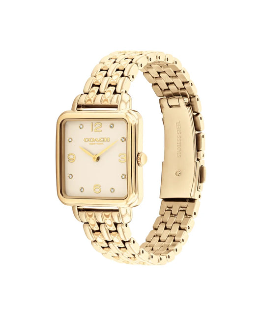 COACH Analogue Watch with Steel Bracelet