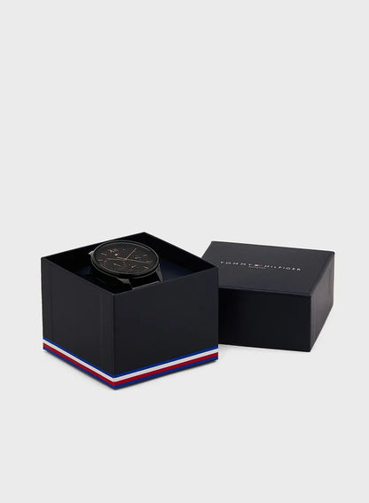 ساعة تومي هيلفيغر كرونوغراف بسوار معدني 