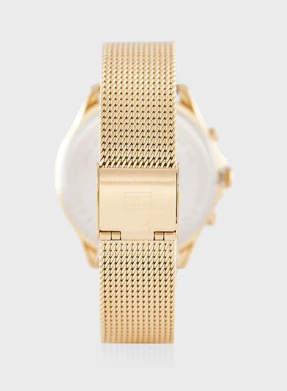 ساعة تومي هيلفيغر التناظرية متعددة الوظائف بسوار من الفولاذ 