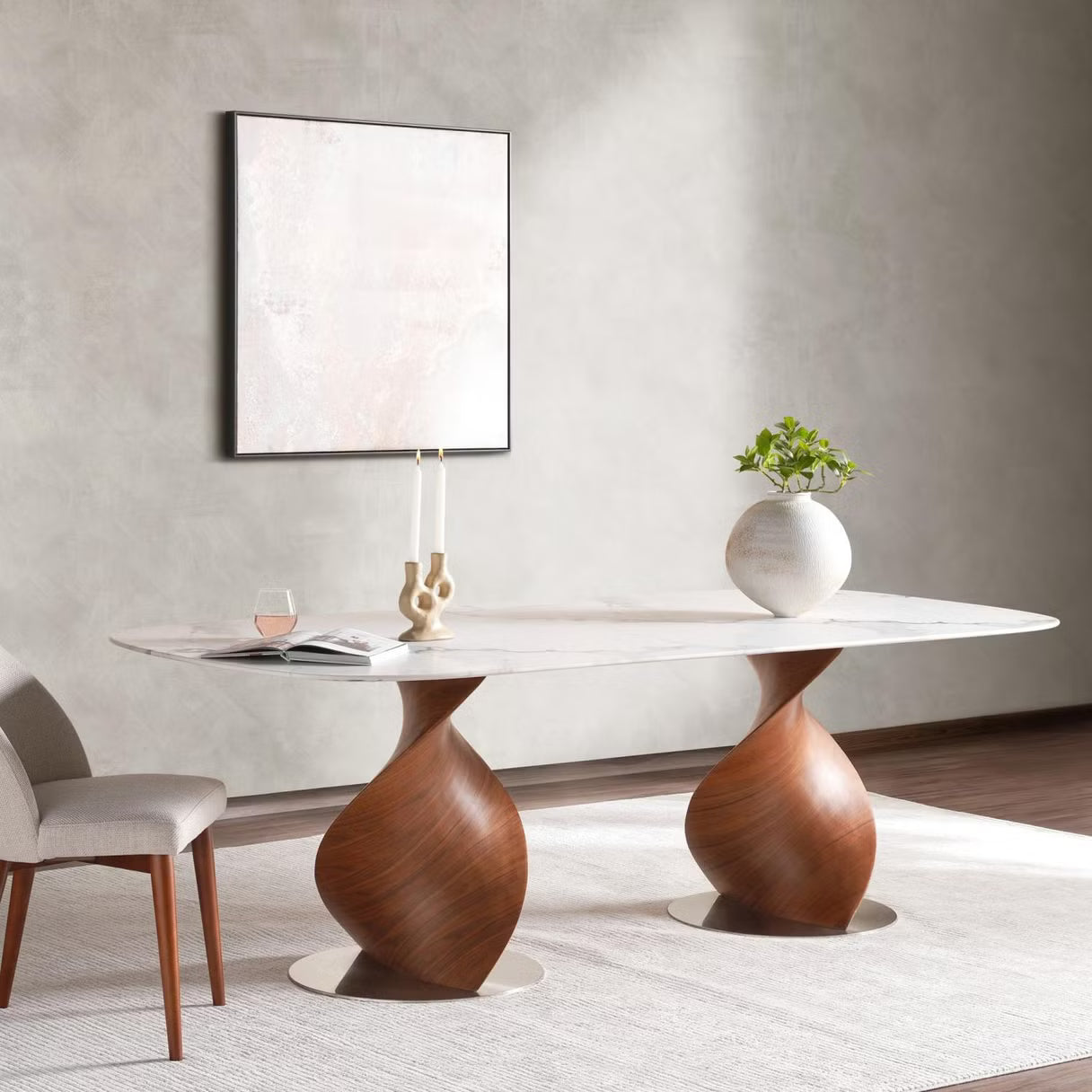 Mory 1+8 seater dining set with Morton chairs package