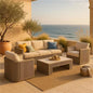 Shana outdoor sofa set 3+1+1+coffee table - beige