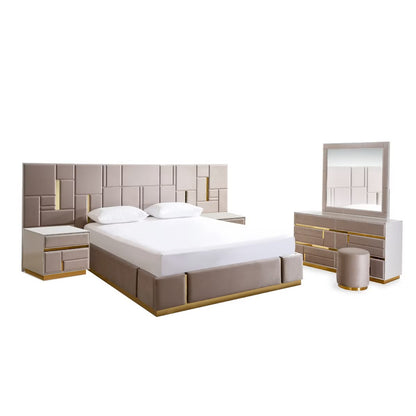 Wave 6 pc bedroom set 180x200 cm