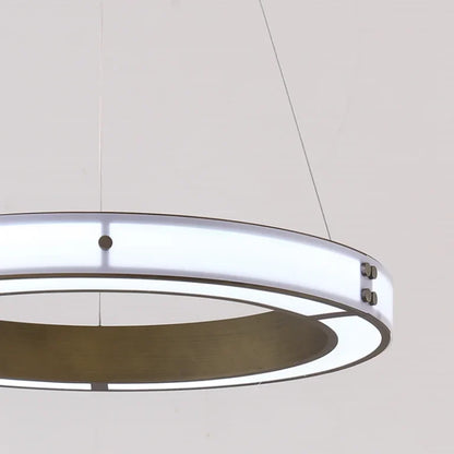 ثريا ستراتا LED مع زجاج (60 سم)