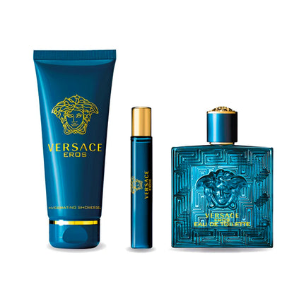 Versace Men's Eros Gift Set Fragrances EDT 100ml